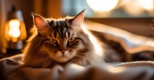 Gdy kot kładzie się na człowieku: Co to oznacza?