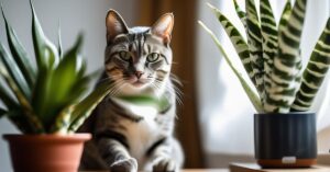 Czy sansewieria jest trująca dla kota? Poznaj objawy!