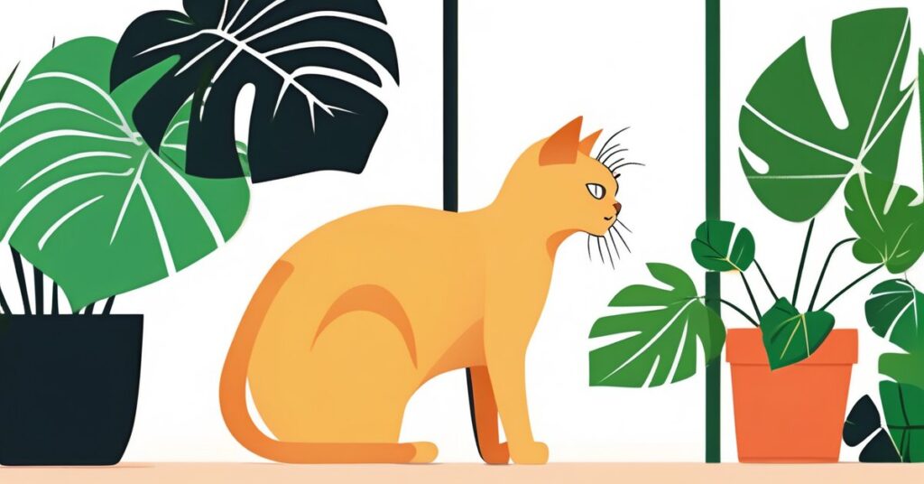 Czy monstera jest trująca dla kota? Toksyczne rośliny w Twoim domu