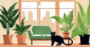 Czy paprotka jest trująca dla kota? Poznaj bezpieczne rośliny!