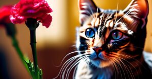 Czy goździki są trujące dla kota? Objawy, bezpieczeństwo roślin.