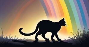 Wiersz na pożegnanie kota: Ukohonany Franciszek Klimek na Tęczowym Moście.