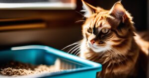 Kot leży w kuwecie: przyczyny i co robić?