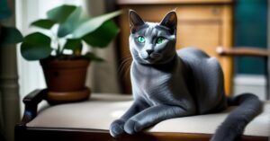 Kot rosyjski niebieski: Urokliwy ambasador Rosji.