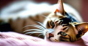 Twardy brzuch u kota: objaw wzdęcia układu pokarmowego