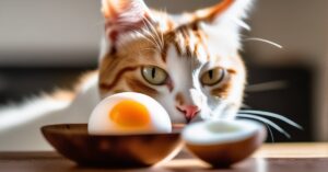 Czy kot może jeść jajka? Gotowane czy surowe?