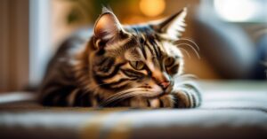 Kot kładzie się na chorych miejscach: koty wyczuwają choroby