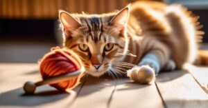 Zabawki dla kota DIY: Zrób zabawkę dla kota z kartonu, piłeczka dla pupila