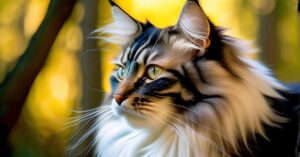Kot norweski leśny: Majestatyczny kot norweski z lasów