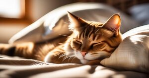 Czy mogę spać z kotem? Spanie z kotem w łóżku jest zdrowe i bezpieczne!