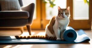 Cat yoga: Joga z kotem dla kociej elastyczności i dobrego samopoczucia.