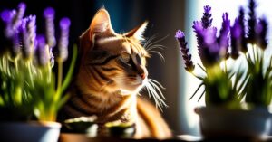 Czy lawenda jest trująca dla kota? Bezpieczeństwo rośliny dla kotów.