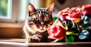 Czy róża jest trująca dla kota? Bezpieczeństwo Twojego pupila.