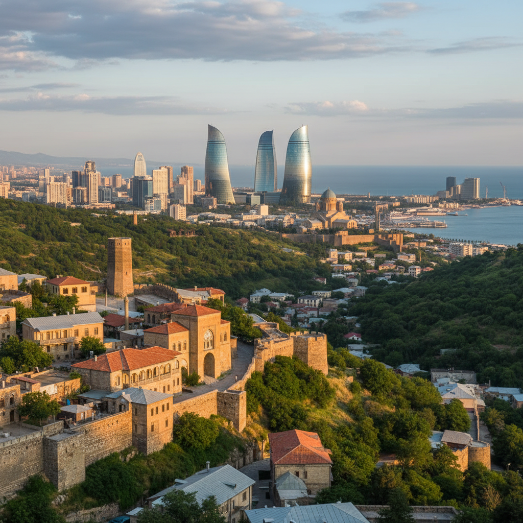Szeki i Baku: Azerbejdżan przewodnik po najpiękniejszych miejscach.